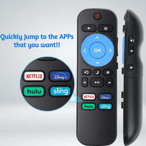 Telecomando sostitutivo per Onn Roku TV/TCL Roku TV/elemento Roku TV/Hisense Roku TV telecomando con Netflix Dis ney - Product Image 5