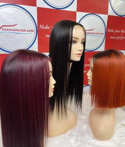 Venta CALIENTE Cabello vietnamita 100% cabello humano sedoso 2x4 2x6 peluca con cierre extensiones de cabello humano virgen crudo pelucas para mujeres - Product Image 1