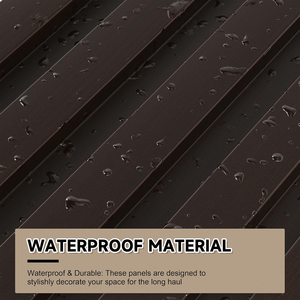 Pannello Moderno in PS Effetto Carboncino per Pareti e Soffitti, <span class=keywords><strong>Rivestimento</strong></span> <span class=keywords><strong>Interno</strong></span> Scanalato Ecologico e Impermeabile per Palestre e Uso Domestico - Product Image 6