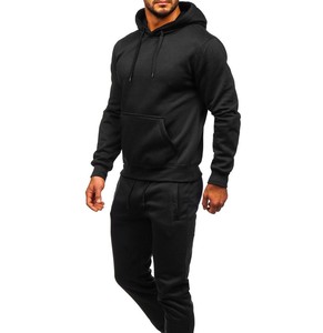 Chándal con capucha para hombre, conjuntos de chándal, trajes para hombre, suéter de otoño e invierno, chándal con capucha para hombre, algodón 100% - Product Image 2