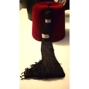 Venta al por mayor Diseño Personalizado Oem Color Blanco Fez Oes Blanco Fez Orden De La Estrella Del Este Masónico Regalia Fez - Product Image 5