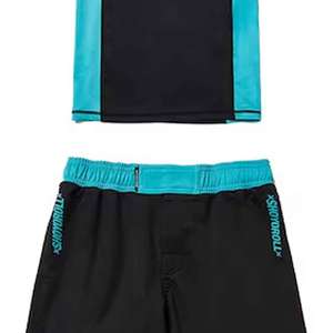 Ensembles Rashguard personnalisés imprimés par transfert thermique unisexe, séchage rapide, shorts de grappling BJJ MMA, votre propre logo, vêtements de boxe et d'arts martiaux - Product Image 6