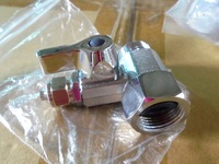Adaptateur de robinet à bille d'eau d'alimentation RO 3/8 "à 1/4" pour robinet de robinet