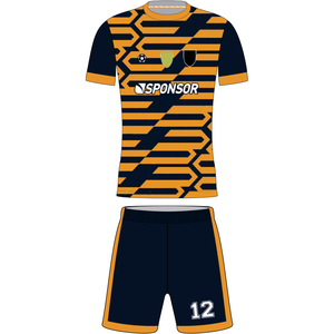 Maillot de football personnalisable avec nom d'équipe, ensemble d'uniformes, impression numérique, séchage rapide, anti UV, 100% polyester, maillots à manches courtes - Product Image 6