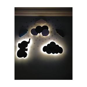 Lampada notturna decorativa in legno per camera dei bambini - Product Image 2