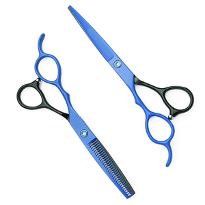Ciseaux de coiffeur multicolores Fabricant OEM Outils professionnels Ciseaux professionnels pour la coupe de cheveux et l'amincissement Ensemble Fournisseur - Product Image 2