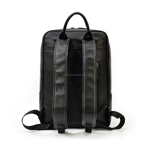 Unisex Luxury Leather Laptop Backpack Customized Logo Full Grain Leather Travel Bag Factory Direct Supply - Product Image 2
