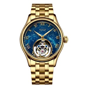 Reloj mecánico automático Tourbillon 7045 de diseño clásico para hombre, reloj de lujo certificado por el fabricante. - Product Image 4