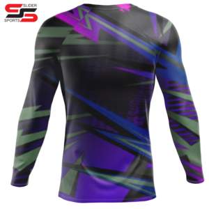 Rashguard à manches longues pour le surf Mma Bjj avec logo personnalisé imprimé par sublimation de qualité supérieure Oem Rashguard - Product Image 6