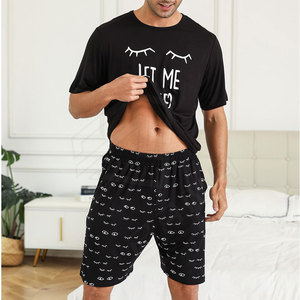 Wholesale Mens 100% Cotton Slim Fit Short Sleeves Crew Neck <b>Twinset</b> T-Shirts and Shorts Set Made in Pakistan - Product Image 4