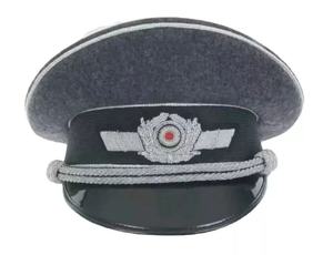 <span class=keywords><strong>Casquette</strong></span> de l'Armée <span class=keywords><strong>allemande</strong></span> de la Seconde Guerre mondiale avec visière en laine et écussons brodés de l'insigne allemand – Réplique - Product Image 1