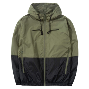 Chaqueta Cortavientos Impermeable Casual de Invierno para Hombre, con Cierre de Cremallera, Transpirable, de Poliéster y Nailon, para Actividades al Aire Libre - Product Image 1