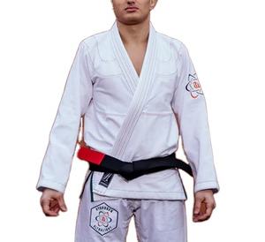 Kimono BJJ para adultos de la mejor calidad, liso teñido, 100% algodón, bordado directo, chaqueta tejida con perlas, pantalones Rip Stop, Bjj Gis a los mejores precios - Product Image 5