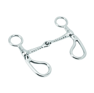 บิตม้าเพลแฮมแบบใหม่ สแตนเลส พร้อมสายบังเหียนคู่ อุปกรณ์ขี่ม้าแบบอังกฤษ - Product Image 1