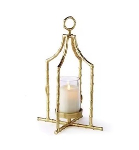 Metal <b>Candle</b> <b>Lantern</b> with Exquisite Design & Elegant Texture Decorative <b>Candle</b> Holder <b>Lantern</b> for Indoor & Outdoor <b>Candle</b> Holder - Product Image 1