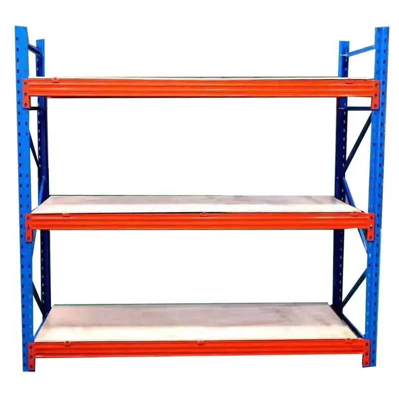 200kg/Layer Adjustable Sheving Industrial Metal Steel Logistics Boltless Storage Stacking Shelf Unit System Warehouse Racks