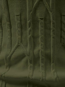 Suéter de cuello alto de otoño para hombre, suéter de punto de Color sólido a la moda, suéter cálido ajustado para hombre - Product Image 5