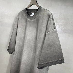 Camiseta de Cuello Redondo para Hombre, Personalizada 2026, Lavado Ácido, Tejido 100% Algodón 250g, Oversize, Tallas Grandes, Color Liso, Estilo Vintage, Antiencogimiento - Product Image 5