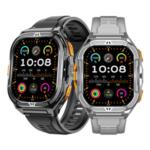 Reloj Inteligente X5 para Hombre con GPS, Brújula, Pantalla AMOLED, Resistencia al Agua 5ATM, Monitor de Sueño, Batería de 5 Días, Forma Cuadrada y Carga Magnética - Product Image 1