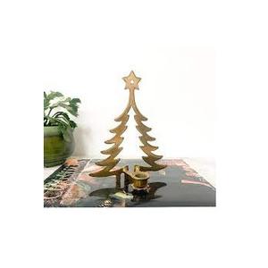 Support votif en métal de décoration de Noël de haute qualité en couleur finie dorée pour la décoration de Noël - Product Image 1