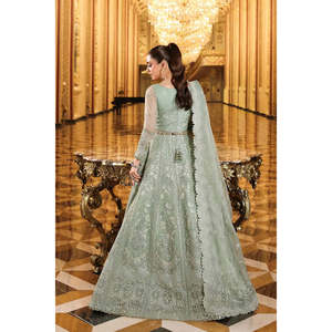 Vestido Formal de Chifón Elaf Premium Stardom con Detalles Hechos a Mano en Color Lima Claro TC-1636 - Product Image 4