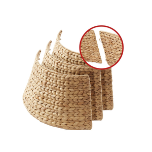 Best selling items woven eco-friendly Farmhouse style water hyacinth round tree collar for Christmas tree cheap price - Product Image 2
