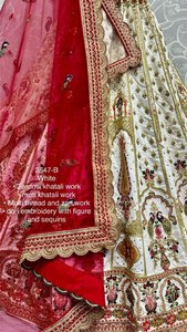 Designer Bridal Lehenga Choli Avec Multi Thread Et Zari Work - Product Image 6