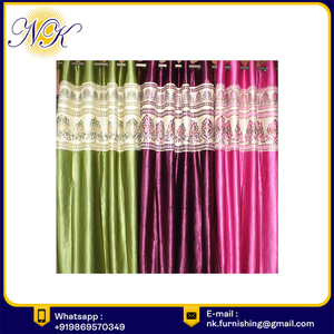 Hot Bán Hoa In Vibrant Đa Hai Lớp Phòng Khách Trang Trí Rèm Cửa Bán Buôn - Product Image 6