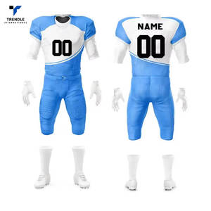 Fabricant d'usine Uniformes de football américain personnalisés à manches courtes et en tissu respirant Dernier design - Product Image 6