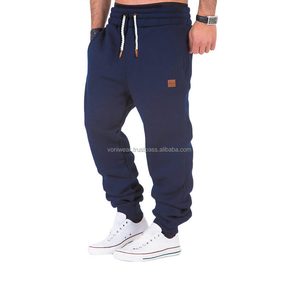 High Quality Customized Men's Fleece Track Pants Elasticated Casual Joggers Trousers High Quality Mens Jogging Bottoms - Product Image 4