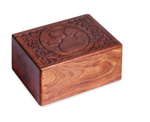 Keepsake <b>Urn</b> for Ashes, Wooden <b>Urn</b> for Human Pet Ash, Funeral Cremation Cat <b>Dog</b> <b>Urn</b> For Kids Men Adult - Product Image 1