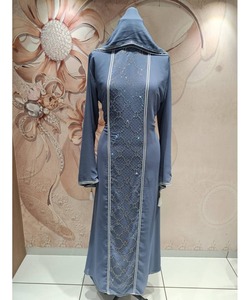 La Georgette más elegida impresa con borde de encaje de diamante en vestido Dupatta con ropa de mujer India Dupatta Chador - Product Image 5