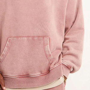 Sweats à capuche avec lavage à l'acide sur mesure avec service OEM vente en gros de sweats à capuche légers avec lavage à l'acide pour hommes à vendre - Product Image 6