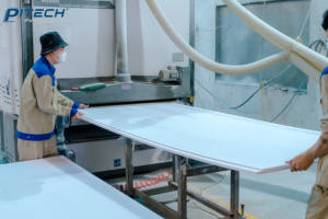 Pitech Vietnam Panneau de marbre en PVC élégant et décoratif Panneaux muraux en plastique élégants pour la décoration intérieure - Product Image 6