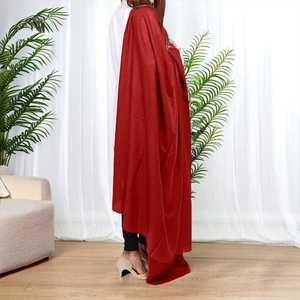 Long Handmade Silk Ethnic Scarves & <b>Shawls</b> for Women Warm Winter Casual Wear with Velvet Embroidery Custom Colors Available - Product Image 2