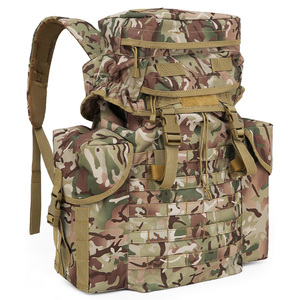 N.I. Sac à dos Molle Patrol 38 Litres - Système de dos rembourré BTP à circulation d'air, nouvelles bretelles plus larges, poches zippées, Camouflage Personnalisé - Product Image 3
