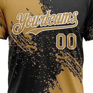 100% poliéster personalizado Softball Jersey moda patrón sólido logotipo personalizado transpirable béisbol Softball desgaste - Product Image 4