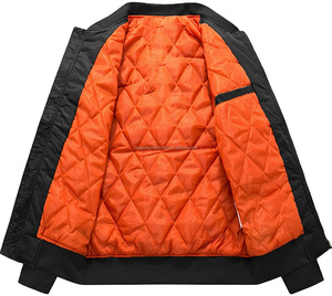 Service OEM en gros, conception personnalisée, veste d'hiver pour homme, manches longues, bomber en polaire, 100% coton, 300g, uni, dernières conceptions, taille XL - Product Image 1