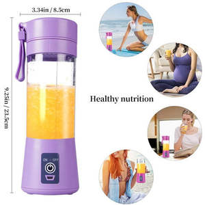 Mélangeur personnel rechargeable portable de 20 oz pour shakes smoothies mini couvercle de voyage de mélangeur USB pour usage extérieur d'hôtel de voiture à la maison - Product Image 2
