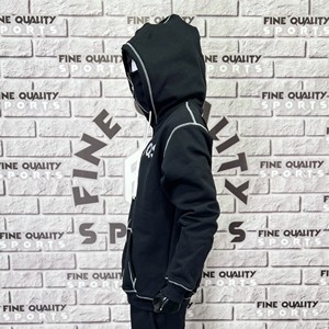 Sudadera con capucha y cremallera GSM personalizable 500 Plus con costuras en contraste, fabricación de ropa de calle fabricada en fábrica en Pakistán para el invierno - Product Image 4