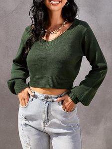 Sweat-shirt à manches longues pour femmes coupe ample design minimaliste haut surdimensionné élégant pour la mode hivernale - Product Image 6