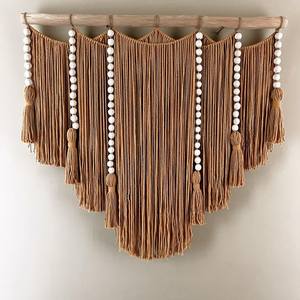 Bông tự nhiên <span class=keywords><strong>macrame</strong></span> Boho treo tường được thiết kế cho những ngôi nhà thân thiện với môi trường với một tình yêu cho cuộc sống chậm và các yếu tố thủ công - Product Image 5