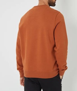 Sudadera de algodón grueso con cuello redondo para hombre y mujer, estilo urbano estampado ecológico, térmica 3D, talla grande, teñido liso, para invierno - Product Image 6