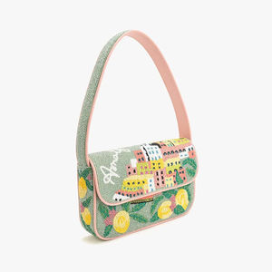 Style bohème indien Designer fait à la main femmes coton sac de messager petite pochette perlée soirée Shopping pochette-vente en gros - Product Image 1