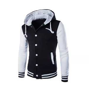 Chaqueta universitaria para hombre Letterman Baseball American College University Hoodie Coat - Product Image 1