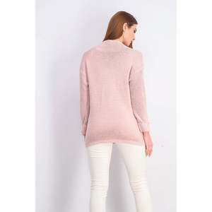 Maglione da Donna Charter Club in Cotone Premium Testurizzato con Scollo a V, Rosa, Taglia Extra Large, per Autunno Inverno, Casual, Lavorazione a Trecce sul Davanti - Product Image 2