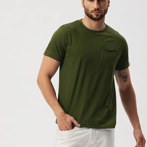 T-shirt à manches courtes en coton et fibre de bambou 100%, nouvelle collection - Product Image 1