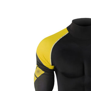 T-shirt de compression à manches longues imprimé par sublimation personnalisée, protection UV, surf, BJJ, MMA, Jiu Jitsu, rashguard pour homme - Product Image 6