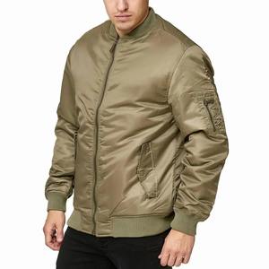OEM al por mayor de los hombres personalizados Stand Collar chaqueta de bombardero de alta calidad fina de invierno transpirable con diseño largo de gran oferta recubierta - Product Image 5