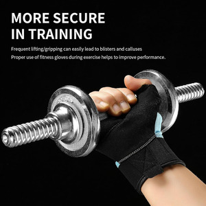 Demi-doigt Fitness exercice entraînement haltérophilie gants pour entraînement de gymnastique femmes haltérophilie gants de gymnastique - Product Image 6